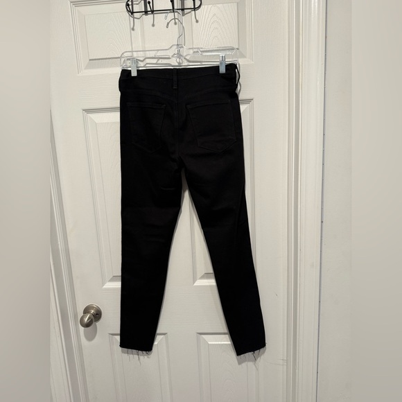 NWT JUSTUSA Black Viola Glitter Stripe Skinny Jeans Size 27. From Stitch Fix. - Picture 2 of 6